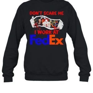 Horror Halloween don’t scare me I work at FedEx shirt 3 Horror Halloween don't scare me I work at FedEx shirt 4