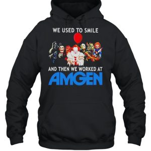 Horror Halloween we used to smile and then we worked at Amgen shirt 5