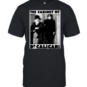 Horror Movie Dr Caligari Halloween Monster Poster Vintage T-shirt Horror Movie Dr Caligari Halloween Monster Poster Vintage T-shirt