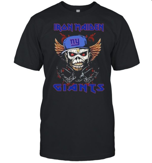 Hot Iron Maiden Skull New York Giants Shirt