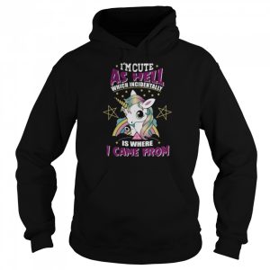 I'm Cute As Hell Majestically Evil Unicorn Halloween shirt 5