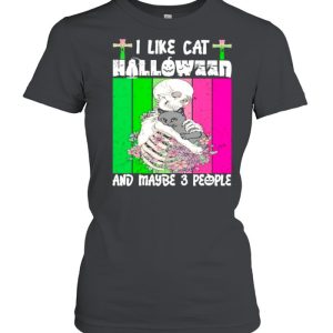 I Like Cat Halloween And Maybe 3 People Vintage Shirt 1 I Like Cat Halloween And Maybe 3 People Vintage Shirt 2