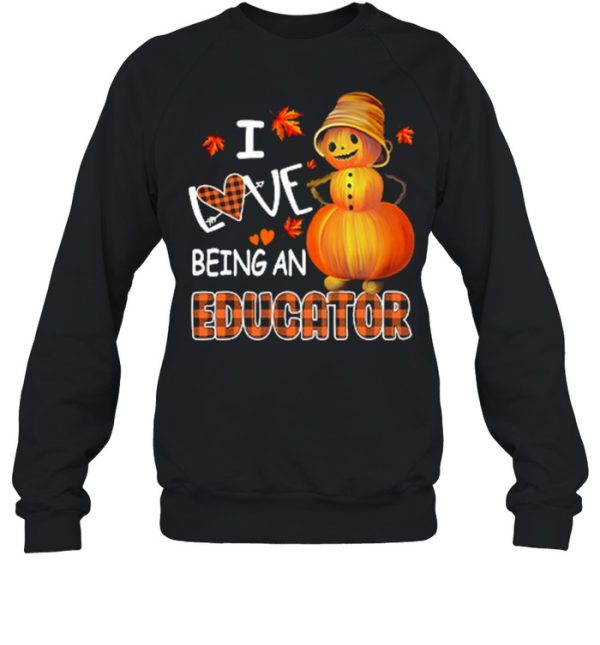 I Love Being A Educator Halloween shirt