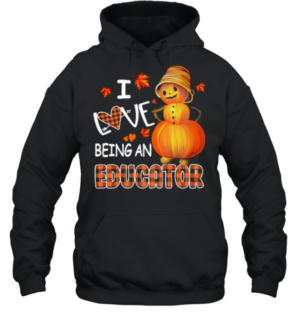 I Love Being A Educator Halloween shirt