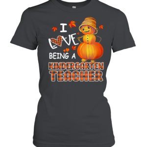 I Love Being A Kindergarten Teacher Halloween shirt