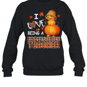 I Love Being A Kindergarten Teacher Halloween shirt 4