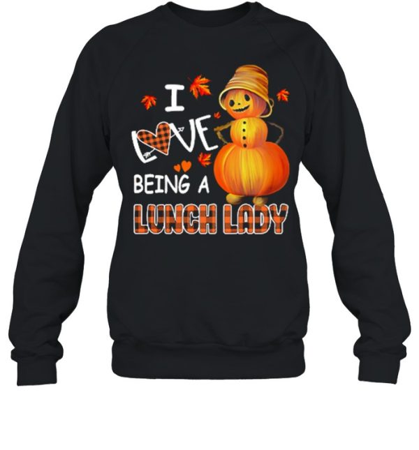 I Love Being A Lunch Lady Halloween shirt