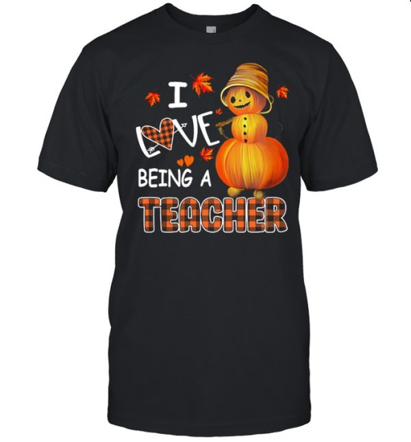 I Love Being A Teacher Halloween shirt