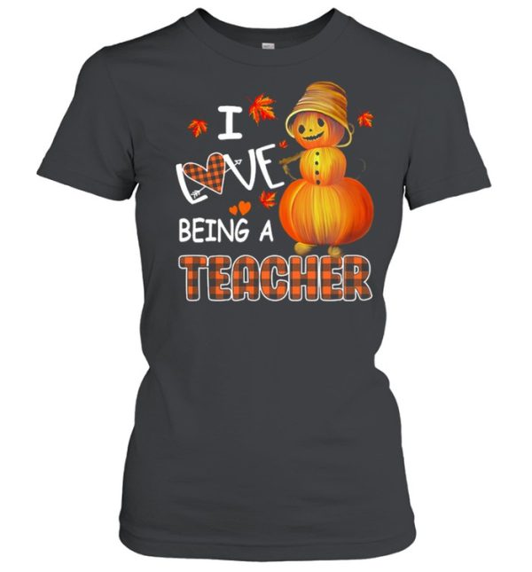 I Love Being A Teacher Halloween shirt