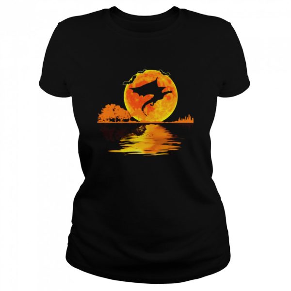 I Love Dragon Halloween Vintage Sunset T-shirt