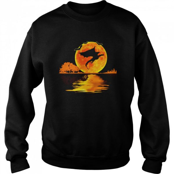 I Love Dragon Halloween Vintage Sunset T-shirt