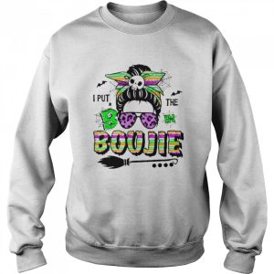 I Put The Boo In Boujie Skull Messy Bun Leopard Halloween Shirt 3 I Put The Boo In Boujie Skull Messy Bun Leopard Halloween Shirt 4