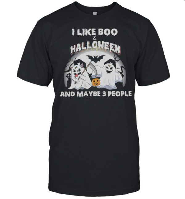 I like Boo and Halloween and maybe 3 people shirt