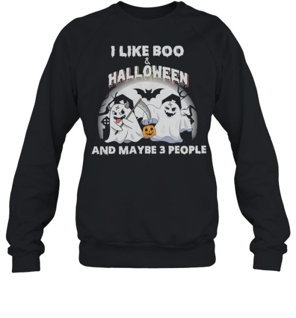 I like Boo and Halloween and maybe 3 people shirt