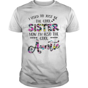 I used to just be the cool sister now i’m also the cool auntie shirt