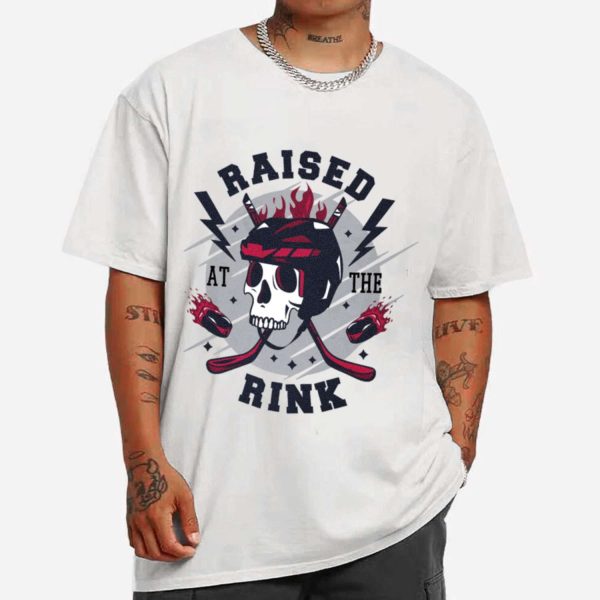 Ice Hockey Sport Skull T-shirt