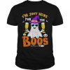 I’m Just Here For The Boos Funny Halloween Beer Lovers Drink T-Shirt B0BHJ7CFRR