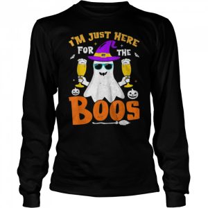 Im Just Here For The Boos Funny Halloween Beer Lovers Drink T Shirt B0BHJ7CFRR 3