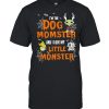 Im The Dog Momster And I Love My Little Monster Halloween shirt