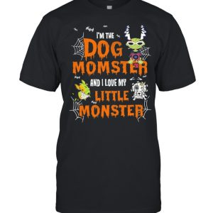 Im The Dog Momster And I Love My Little Monster Halloween shirt Im The Dog Momster And I Love My Little Monster Halloween shirt