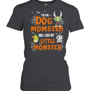 Im The Dog Momster And I Love My Little Monster Halloween shirt