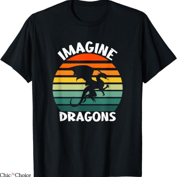 Imagine Dragons T-shirt Vintage Style