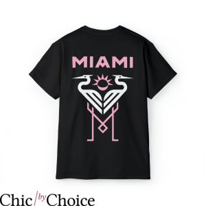 Inter Miami T-Shirt Minimalist Football Soccer Ball
