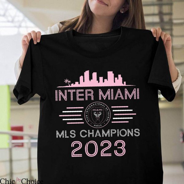 Inter Miami T-Shirt Mls Champions 2023 Leagues Cup