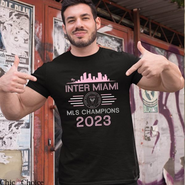 Inter Miami T-Shirt Mls Champions 2023 Leagues Cup