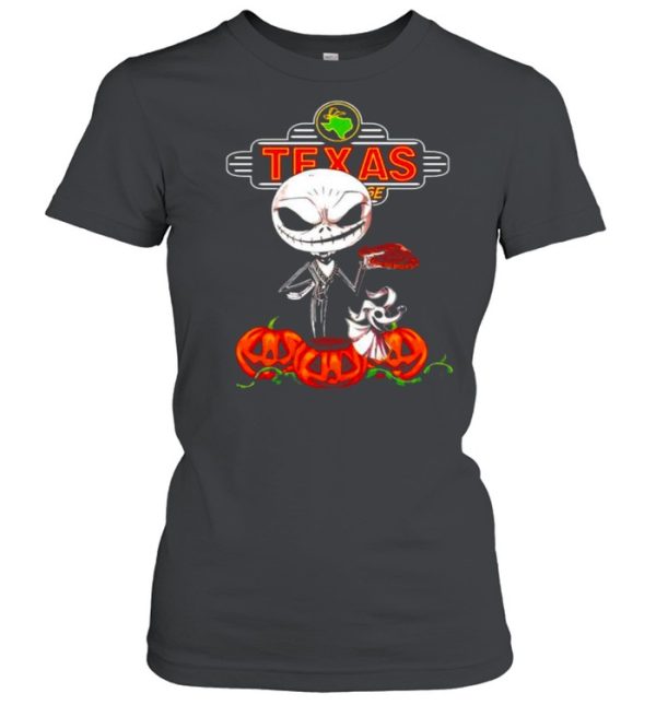 Jack Skellington Texas Roadhouse Halloween shirt