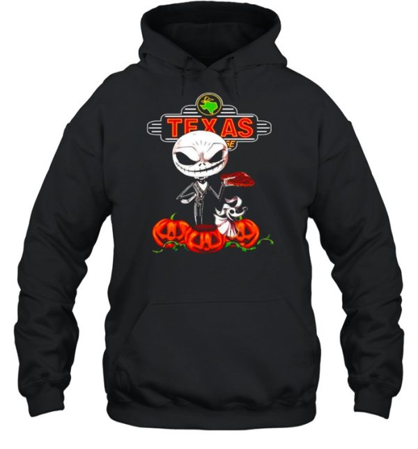 Jack Skellington Texas Roadhouse Halloween shirt