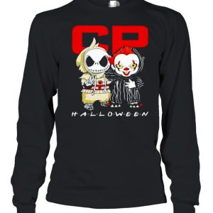 Jack Skellington and Pennywise Canadian Pacific Halloween shirt 3
