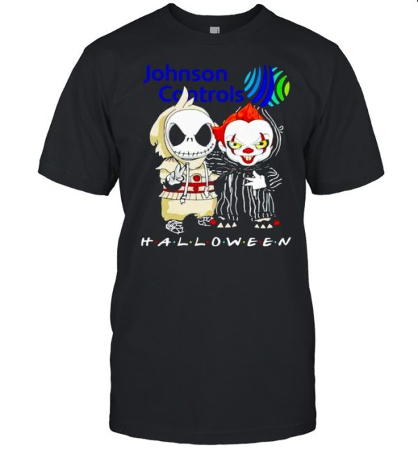 Jack Skellington and Pennywise Johnson Controls Halloween shirt