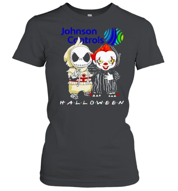 Jack Skellington and Pennywise Johnson Controls Halloween shirt