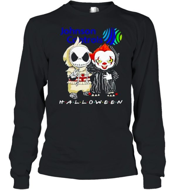 Jack Skellington and Pennywise Johnson Controls Halloween shirt