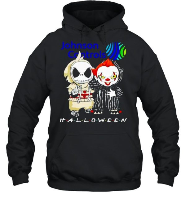 Jack Skellington and Pennywise Johnson Controls Halloween shirt