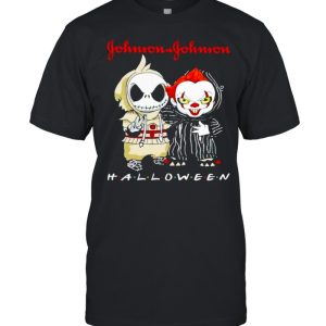 Jack Skellington and Pennywise Johnson & Johnson Halloween shirt Jack Skellington and Pennywise Johnson & Johnson Halloween shirt