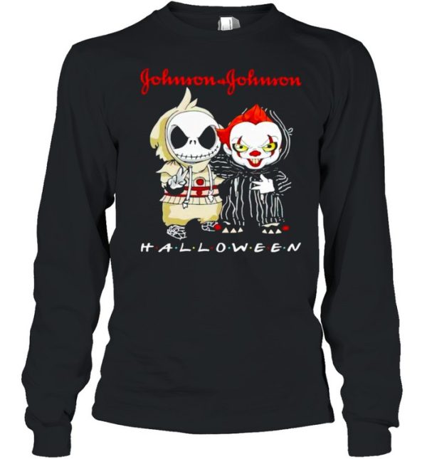 Jack Skellington and Pennywise Johnson &amp Johnson Halloween shirt