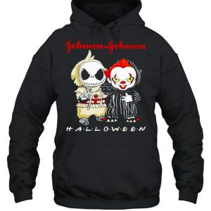 Jack Skellington and Pennywise Johnson amp Johnson Halloween shirt 5