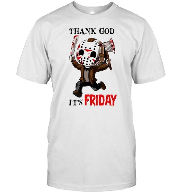 Jason Voorhees thank God it’s friday shirt