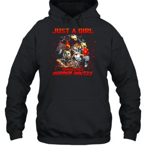 Just A Girl Who Loves Horror Movies Halloween 2021 T shirt 5