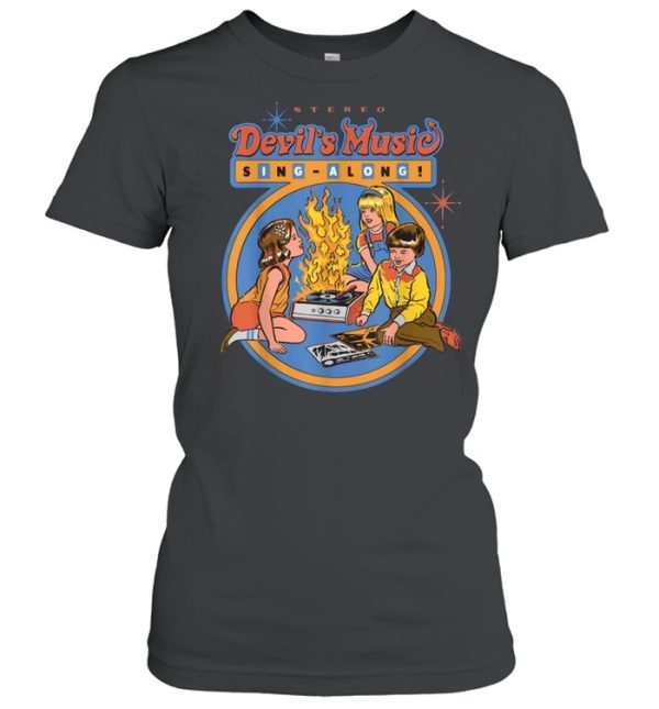 Kidsstereodevilsmusicsingalongburndisk Halloween shirt