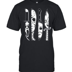 Knives Horror Machete Movie Friday Halloween Goth Evil shirt