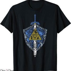 Legend Of Zelda T-Shirt Hylian Shield Element Icons