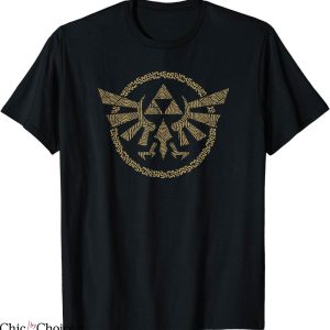 Legend Of Zelda T-Shirt Tears Of The Kingdom Hyrule Crest V2