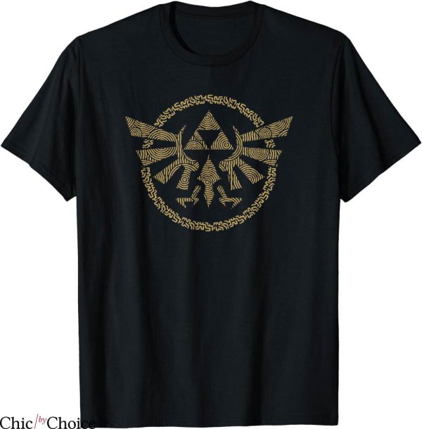 Legend Of Zelda T-Shirt Tears Of The Kingdom Hyrule Crest V2