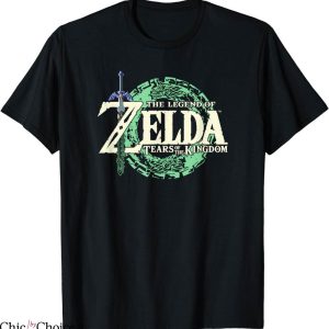 Legend Of Zelda T-Shirt Tears Of The Kingdom Logo Cartoon