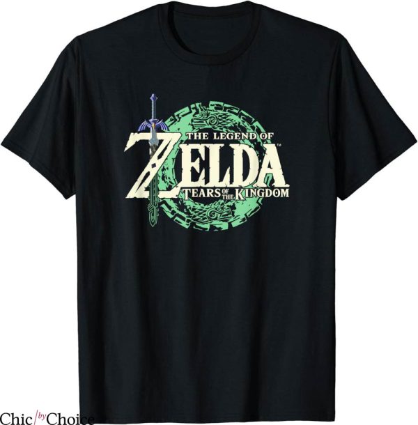 Legend Of Zelda T-Shirt Tears Of The Kingdom Logo Cartoon