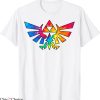 Legend Of Zelda T-Shirt Triforce Symbol Tie Dye Cartoon