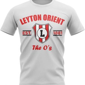 Leyton Orient T-Shirt Established 1881 The Os T-Shirt NFL